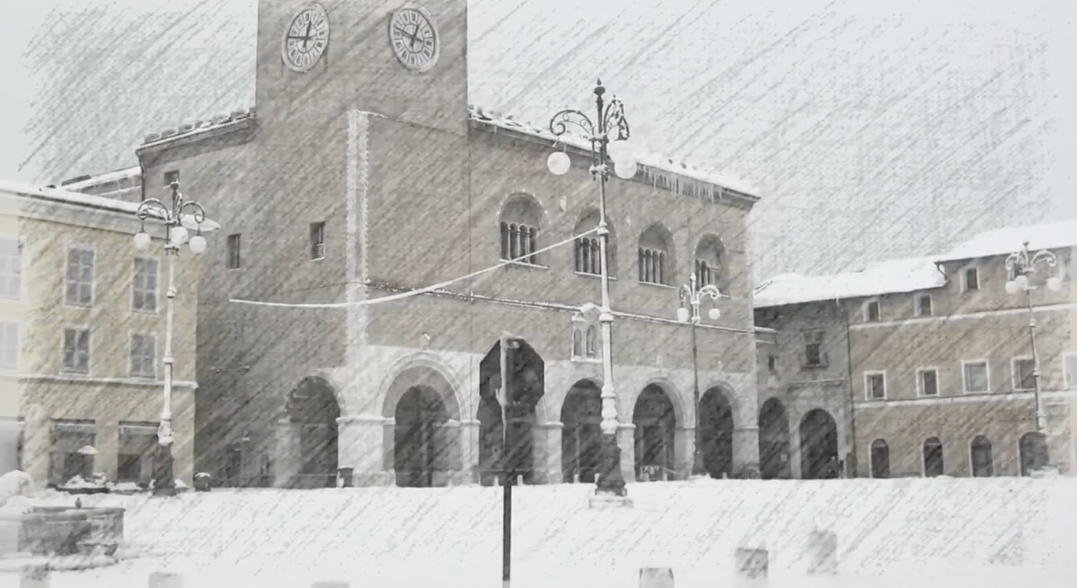 Borghetti Bugaron Band in omaggio alla neve (Fano)