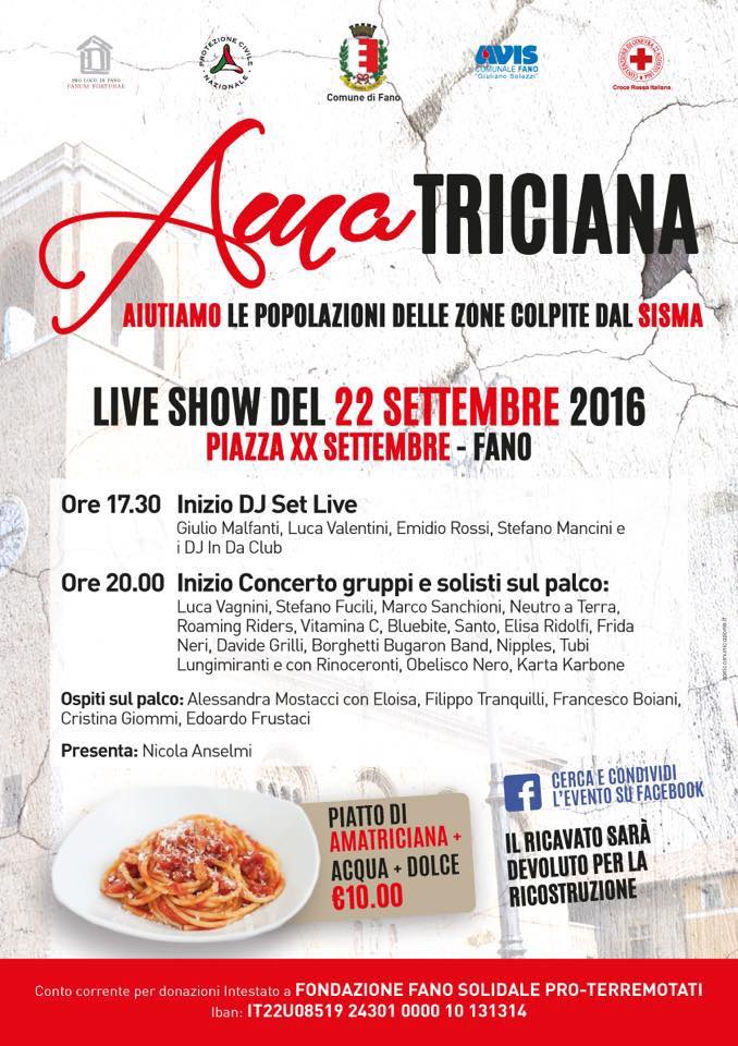 Amatriciana a Fano 2016